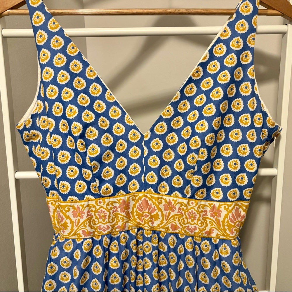 J. Crew Point Sur Patterned Tiered Maxi Dress - Picture 7 of 7